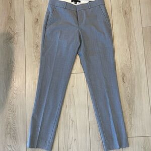 Banana Republic Ryan Fit Petite Gray Wool Dress Pants 00P Work Trousers